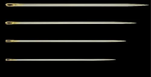 سوزن های خیاطی طلایی چشم کلوور 236 شماره 3، 5، 7، 9