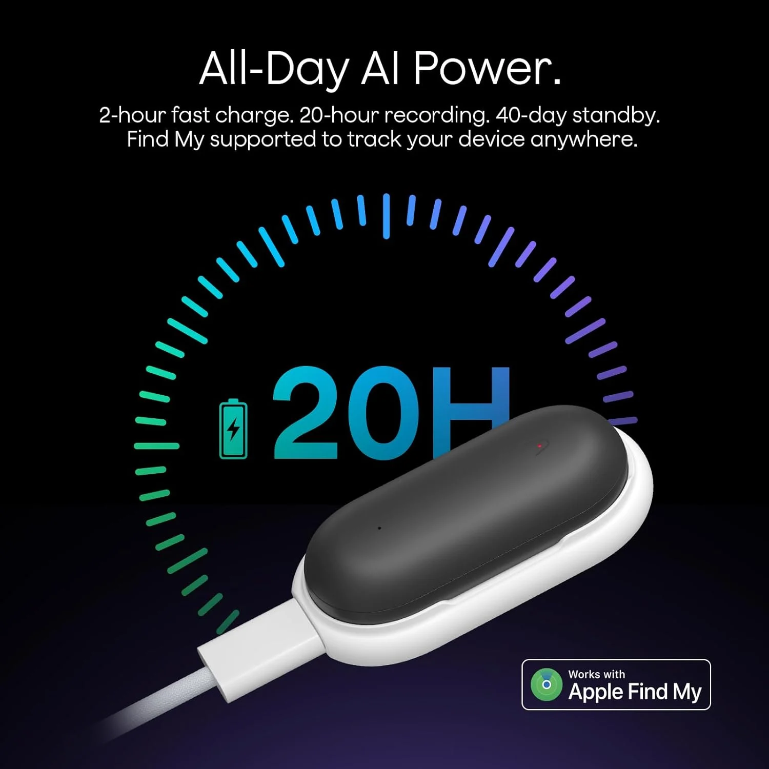 دستگاه ضبط صدای Plaud NotePin، ضبط کننده صدای هوش مصنوعی، کنترل برنامه، یادداشت بردار هوش مصنوعی، رونویسی و خلاصه سازی هوش مصنوعی، پشتیبانی از 112 زبان، حافظه 64 گیگابایتی، ضبط کننده صدا برای سخنرانی ها، جلسات، خاکستری کیهانی دستگاه ضبط صدای Plaud NotePin، ضبط کننده صدای هوش مصنوعی، کنترل برنامه، یادداشت بردار هوش مصنوعی، رونویسی و خلاصه سازی هوش مصنوعی، پشتیبانی از 112 زبان، حافظه 64 گیگابایتی، ضبط کننده صدا برای سخنرانی ها، جلسات، خاکستری کیهانی