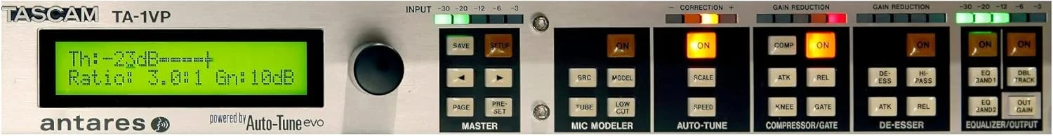 پردازنده تولید صدای وکال رک مونت Tascam TA-1VP با Antares Autotune پردازنده تولید صدای وکال رک مونت Tascam TA-1VP با Antares Autotune