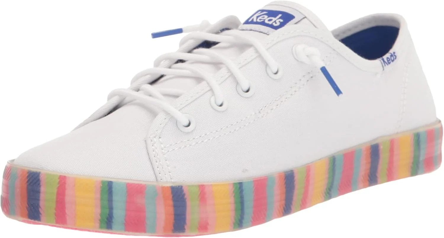 کفش کتانی چرمی دخترانه Keds Kickstart Jr کفش کتانی چرمی دخترانه Keds Kickstart Jr