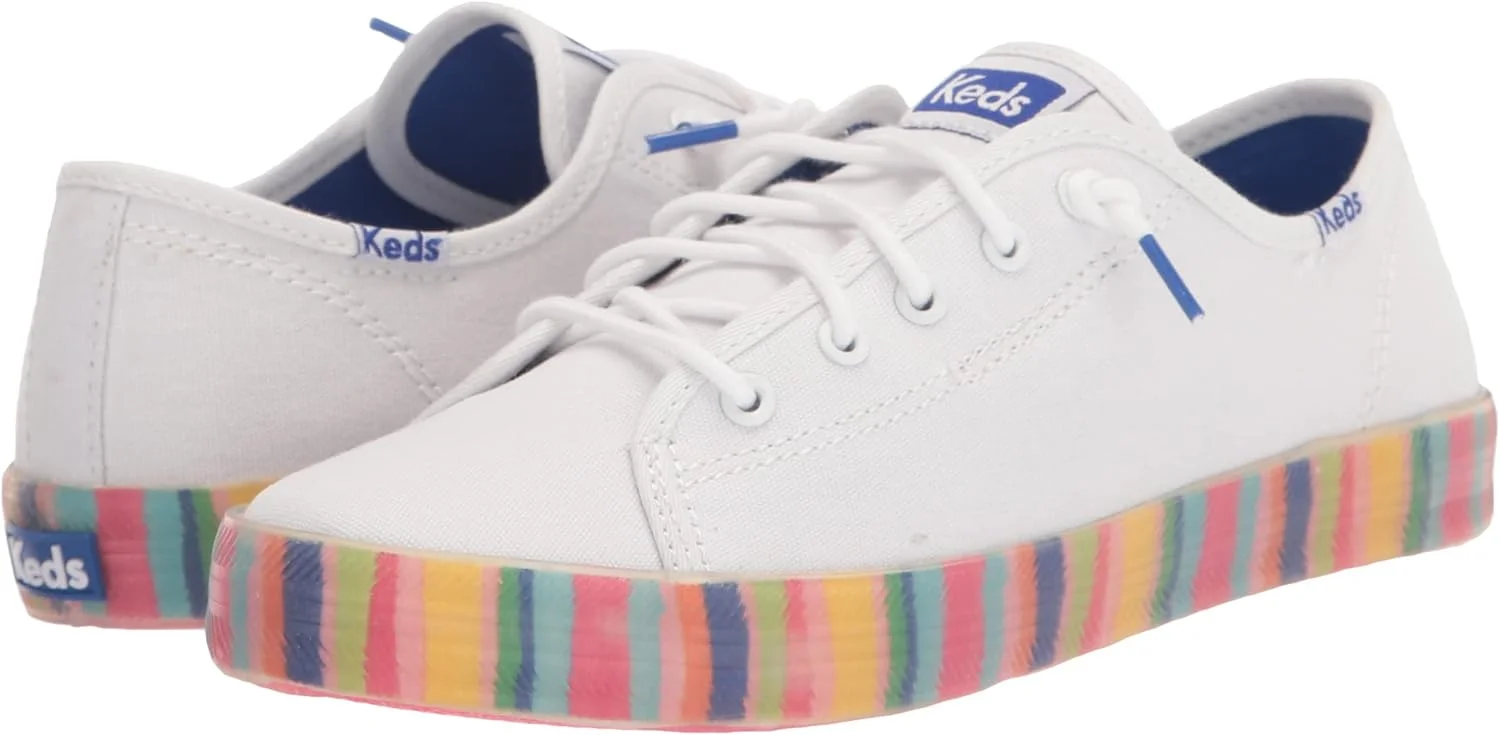 کفش کتانی دخترانه چرمی Keds Kickstart Jr