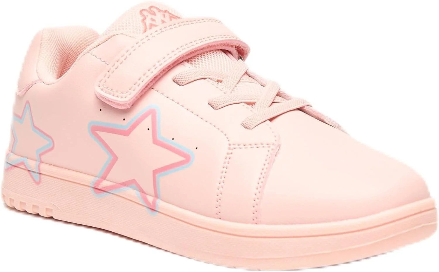 کفش ورزشی دخترانه Kappa - 166571025 - طرح ستاره ای با بستن چسبی
