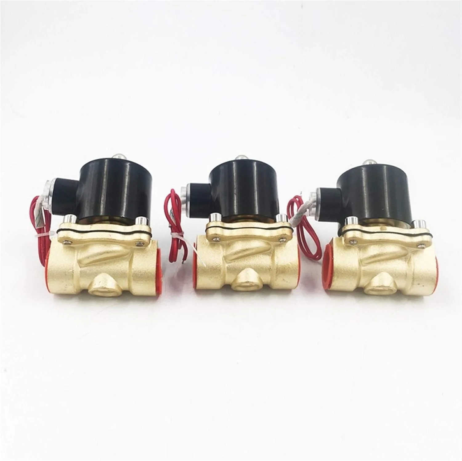 LZFuiop 1 عدد شیر برقی الکترومغناطیسی نرمال بسته 3/4 اینچ 220 ولت AC مدل DN20 N/C 2W200-20 شیر پنوماتیک 12 ولت / 24 ولت DC برای آب، روغن، هوا (: DC12V)(AC220V)