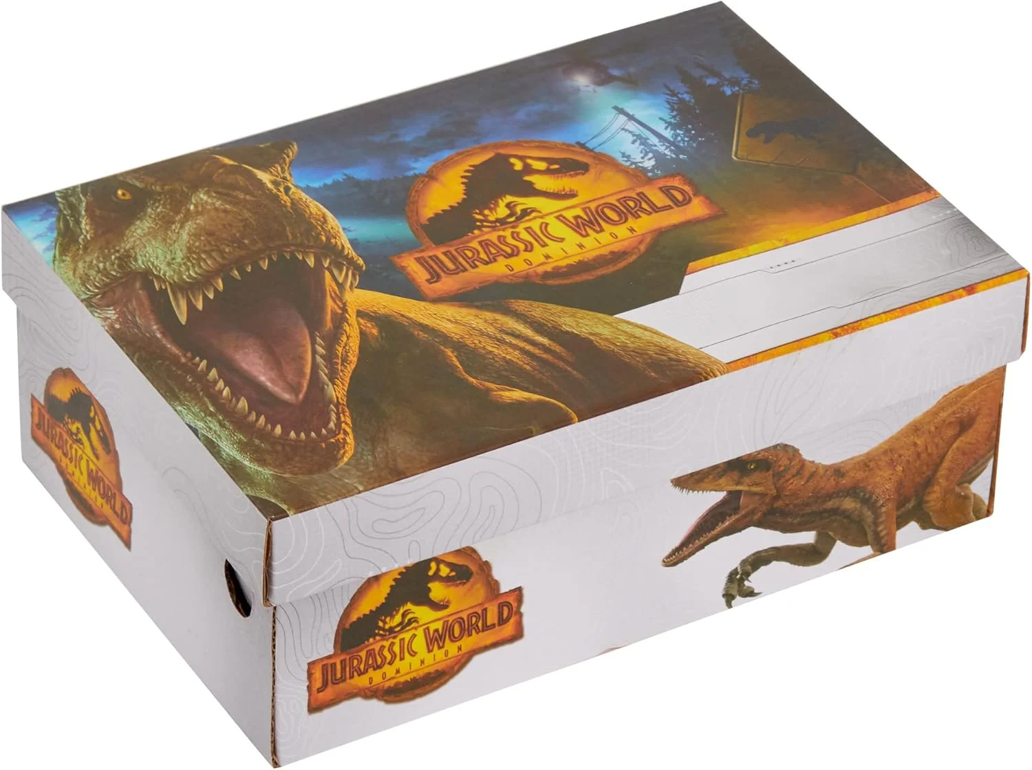 کفش ورزشی چراغ دار دنیای ژوراسیک، کفش های اسپرت دایناسوری بچه گانه با چراغ های چشمک زن، کفش های کتانی دینو پسرانه، چند رنگ، سایز 7 UK Child