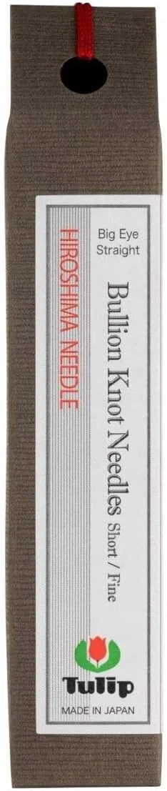 سوزن گره شمش تولیپ، چشم بزرگ، صاف، کوتاه-ظریف THN-109e سوزن گره شمش تولیپ، چشم بزرگ، صاف، کوتاه-ظریف THN-109e
