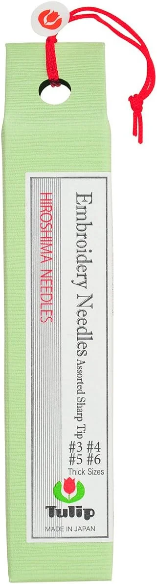 سوزن های گلدوزی تولیپ 8 عددی در هر بسته - ضخیم متنوع (بسته 6 عددی)