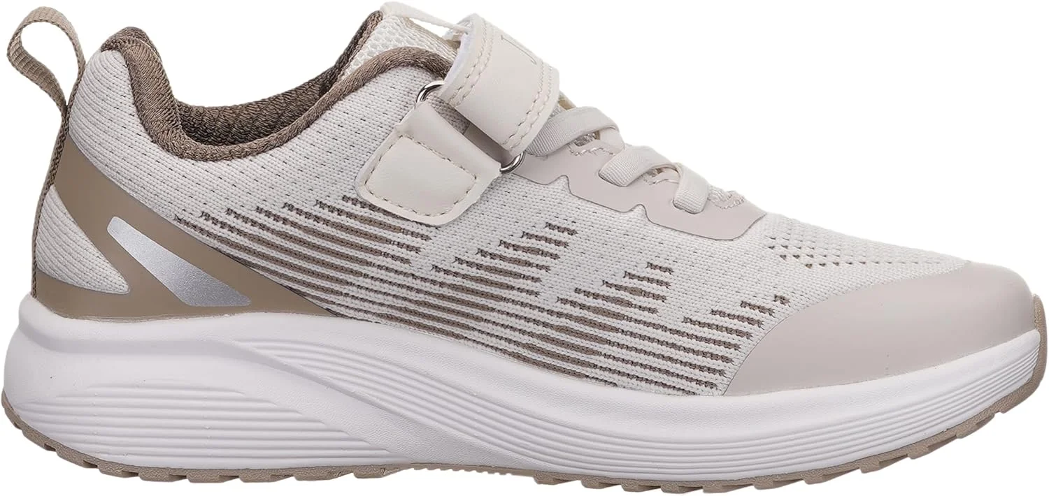 کفش تنیس پنجه پهن بچگانه جومرا | کفش های دویدن برای پسران دخترانه + زیره لاستیکی، خاکی، سایز 13 پهن بچگانه