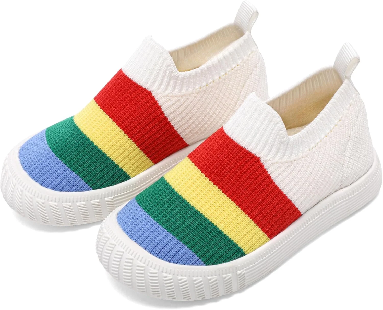 جک اند لیلی کفش های اسنیکرز جورابی بچه گانه پسرانه دخترانه، بدون بند، مناسب برای مدرسه، پیاده روی، استفاده روزمره، انعطاف پذیر، زیره نرم و ضد لغزش