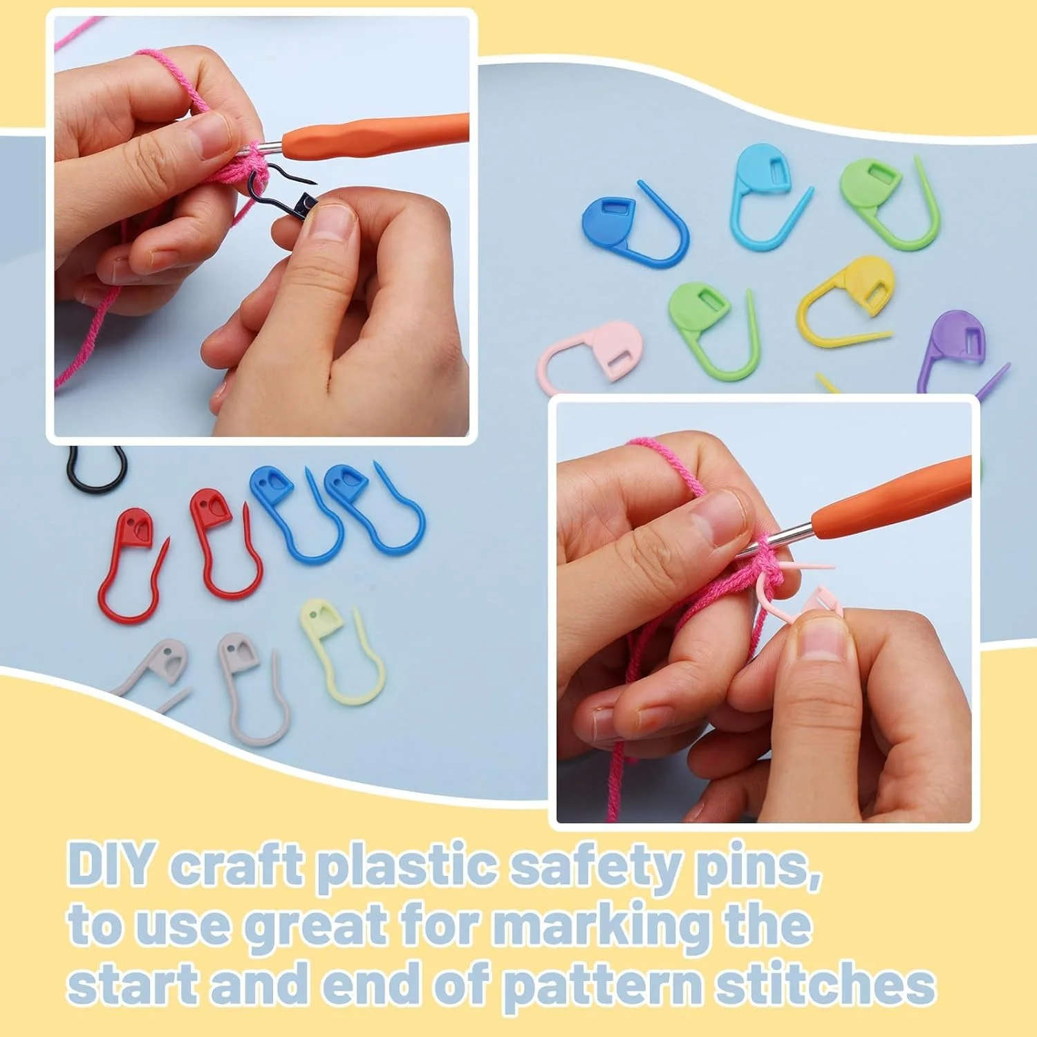 مجموعه سوزن های نخ تزویق 59 عددی، سوزن های بافندگی، نشانگرهای بخیه، کیت سوزن های رفو، کیت سوزن های ضخیم چشم بزرگ، با سوزن های ملیله دوزی خمیده، سوزن های بافندگی، برای خیاطی قلاب بافی