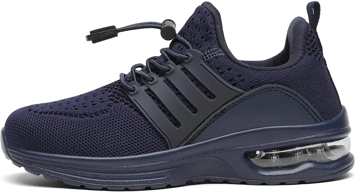 کفش های دویدن بچه گانه IGBAY، کفش های پیاده روی بالشتکی پسرانه و دخترانه، کفش های سبک و تنفسی آبی