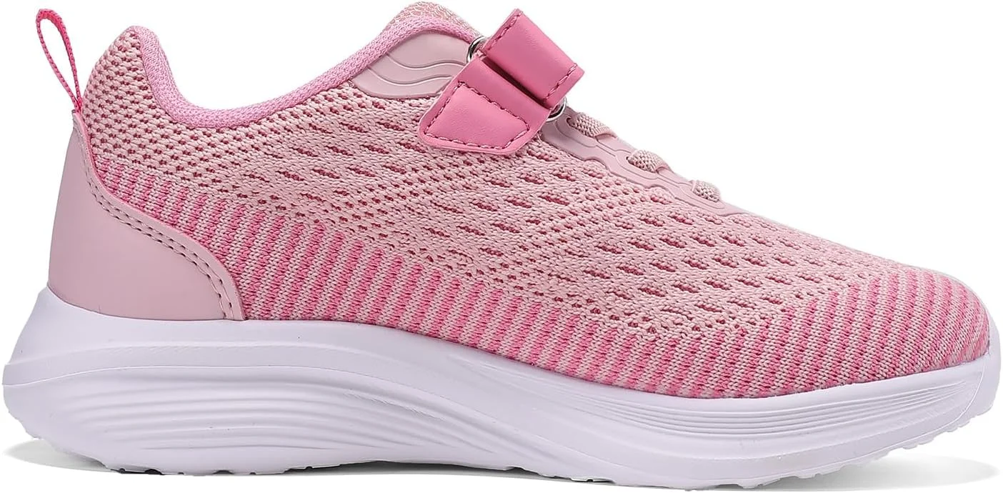 کفش ورزشی دخترانه Hxiclrm، کفش های ورزشی دخترانه برای کودکان، کفش های دویدن تنفسی