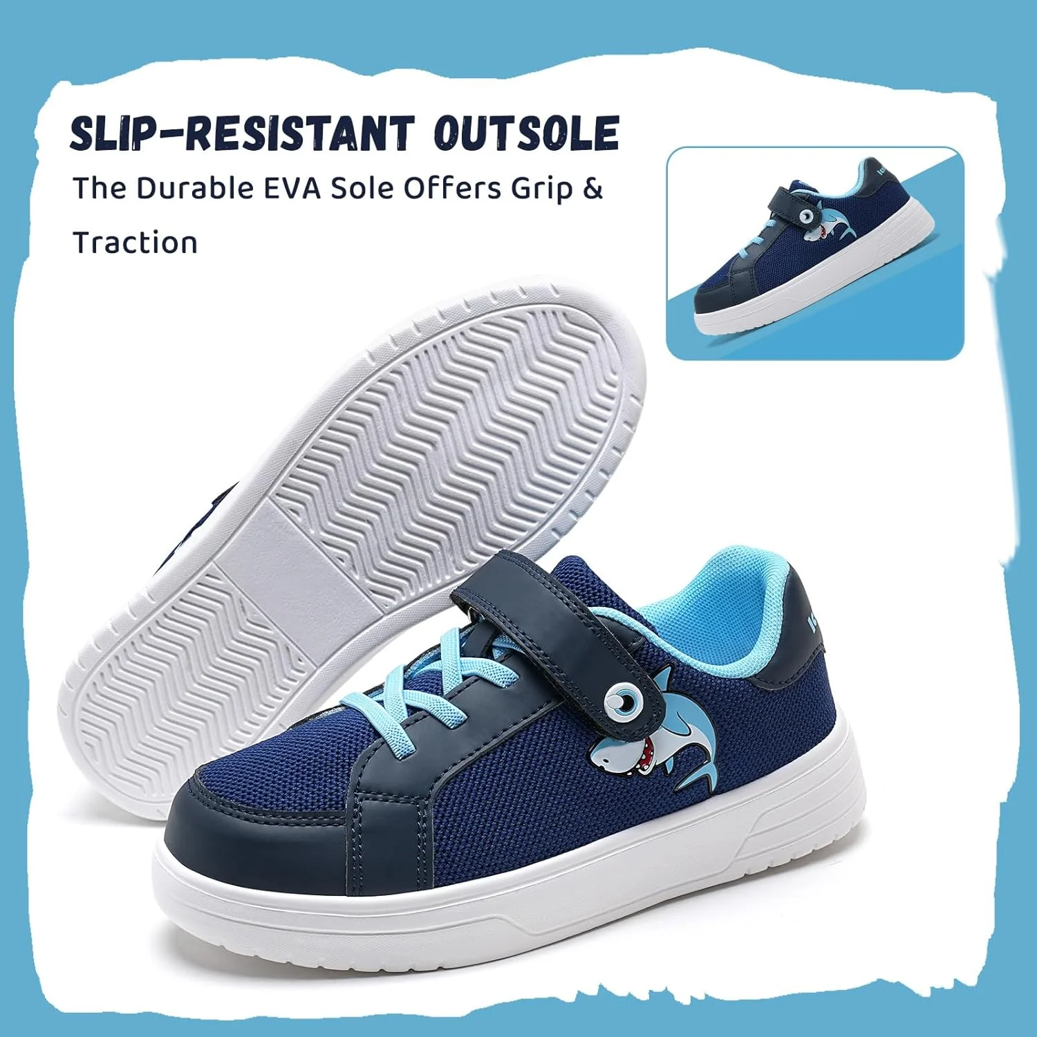 کفش ورزشی دخترانه آیس یونیکورن، سبک وزن، مناسب پیاده روی روزمره، مدل ساق کوتاه با بند کشی و چسبی (مناسب کودکان نوپا/کودکان کوچک/کودکان بزرگ)