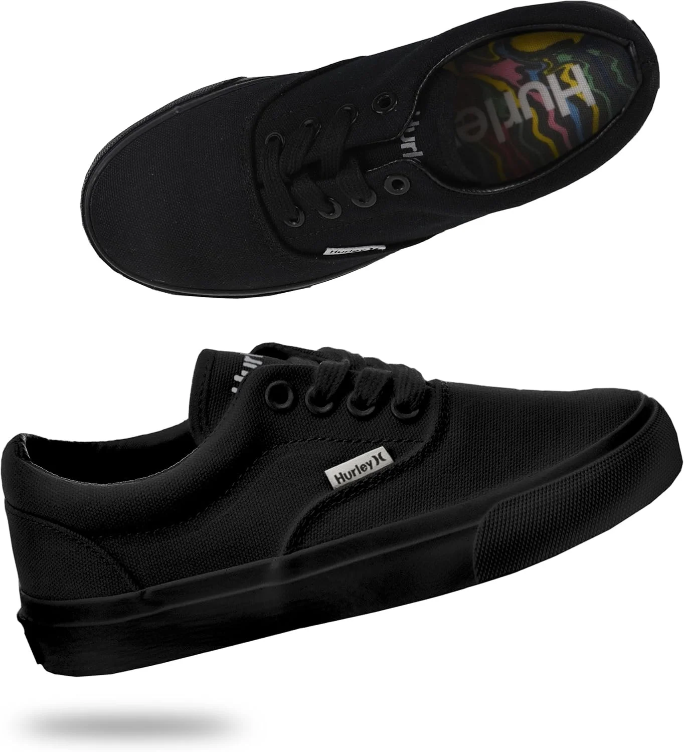 کفش های کتانی بند دار بچه گانه Hurley Marley، کفش های اسکیت بورد ساق کوتاه برای کودکان، کفش های ورزشی برای پسران و دختران