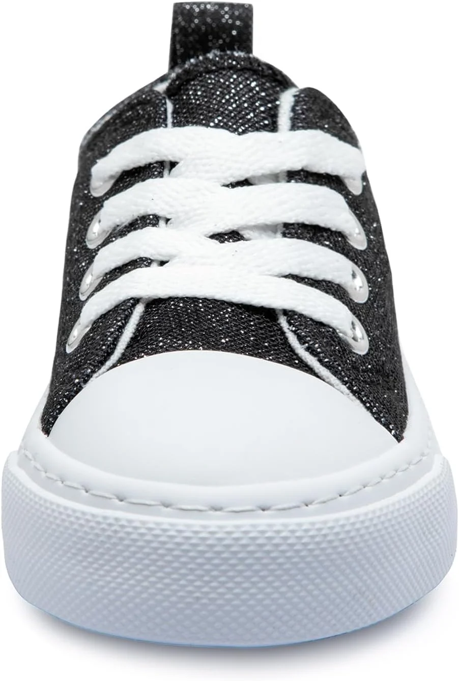 HugRain کفش های کتانی کلاسیک اکلیلی دخترانه با ساق کوتاه و بند دار