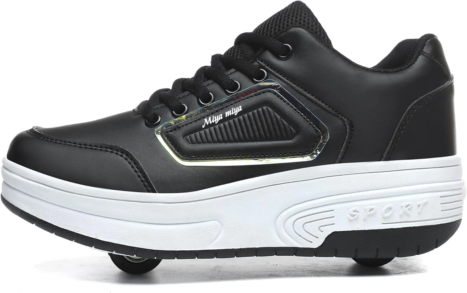 کفش های اسکیت غلتکی بچه گانه HOVERKICKES با چرخ، کفش های کتانی غلتکی برای پسران دختران بچه ها، کفش های چرخ دار تغییر شکل دهنده