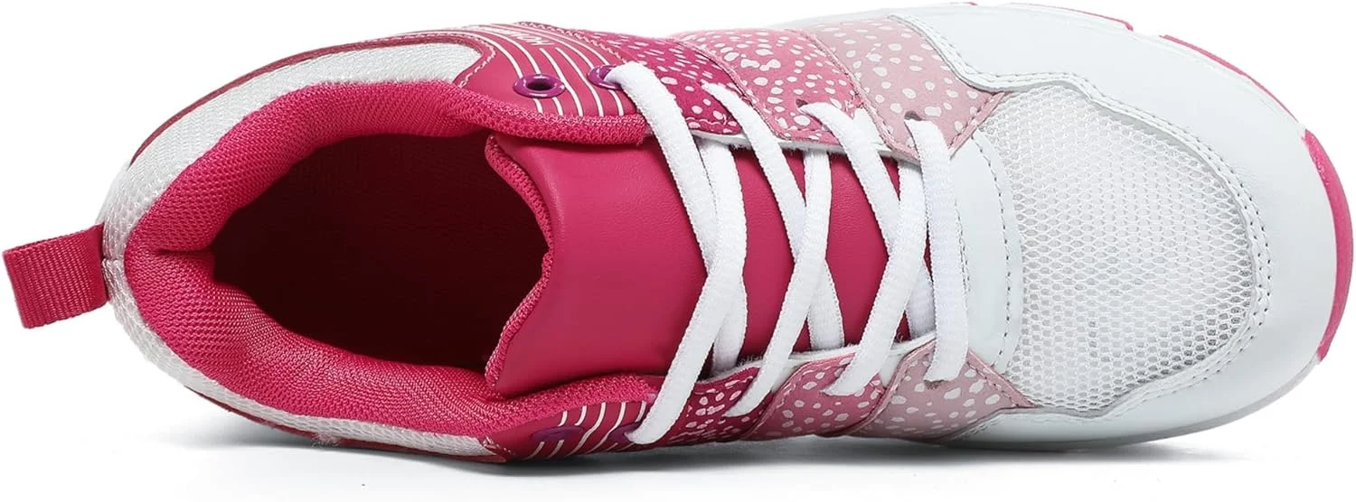 کفش های اسکیت غلتکی بچه گانه HOVERKICKES با چرخ، کفش های کتانی غلتکی برای پسران دختران بچه ها، کفش های چرخ دار تغییر شکل دهنده - صورتی