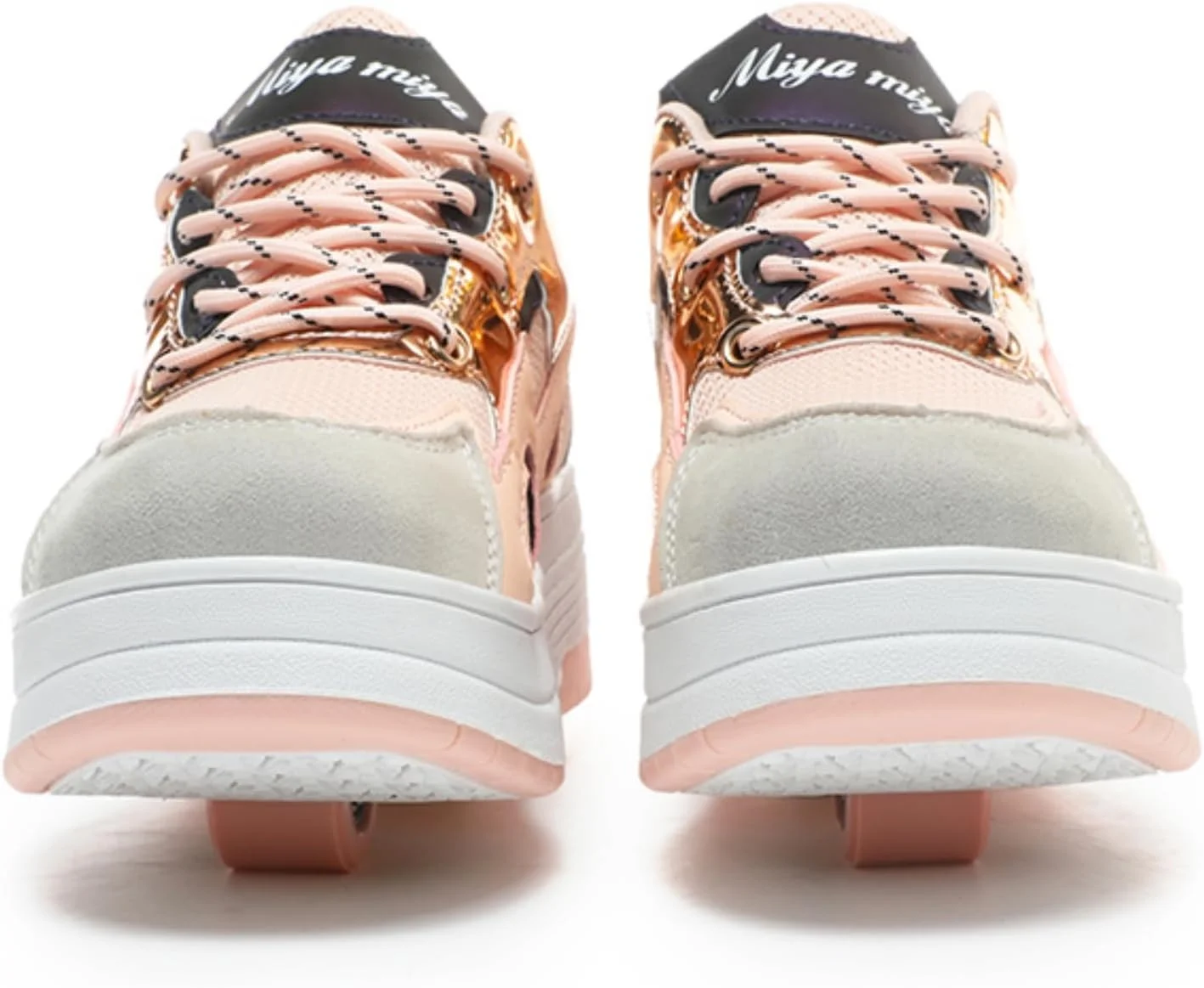 کفش‌های چرخ‌دار بچگانه Hoverkickes - کفش‌های کتانی اسکیت غلتکی با چرخ - کفش پاشنه چرخ‌دار اسپرت ممتاز برای پسران دختران هدیه تولد کریسمس