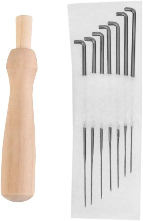 ست سوزن نمد دوزی 21 عددی با دسته، ابزار نمد پشمی، کیت استارتر نمد دوزی ست سوزن نمد دوزی 21 عددی با دسته، ابزار نمد پشمی، کیت استارتر نمد دوزی