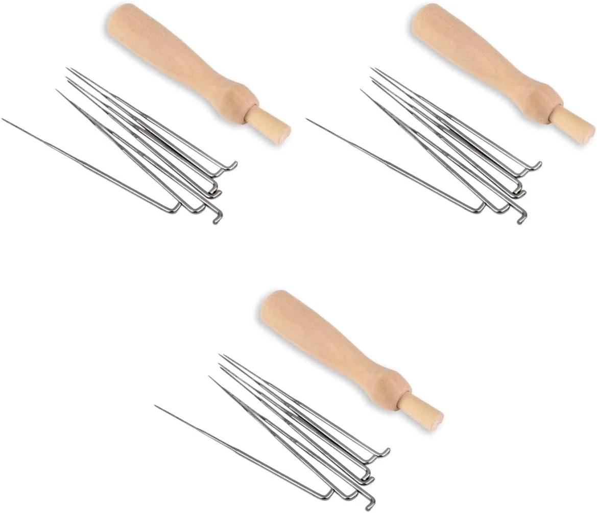 ست سوزن نمد دوزی 21 عددی با دسته، ابزار نمد پشمی، کیت استارتر نمد دوزی ست سوزن نمد دوزی 21 عددی با دسته، ابزار نمد پشمی، کیت استارتر نمد دوزی