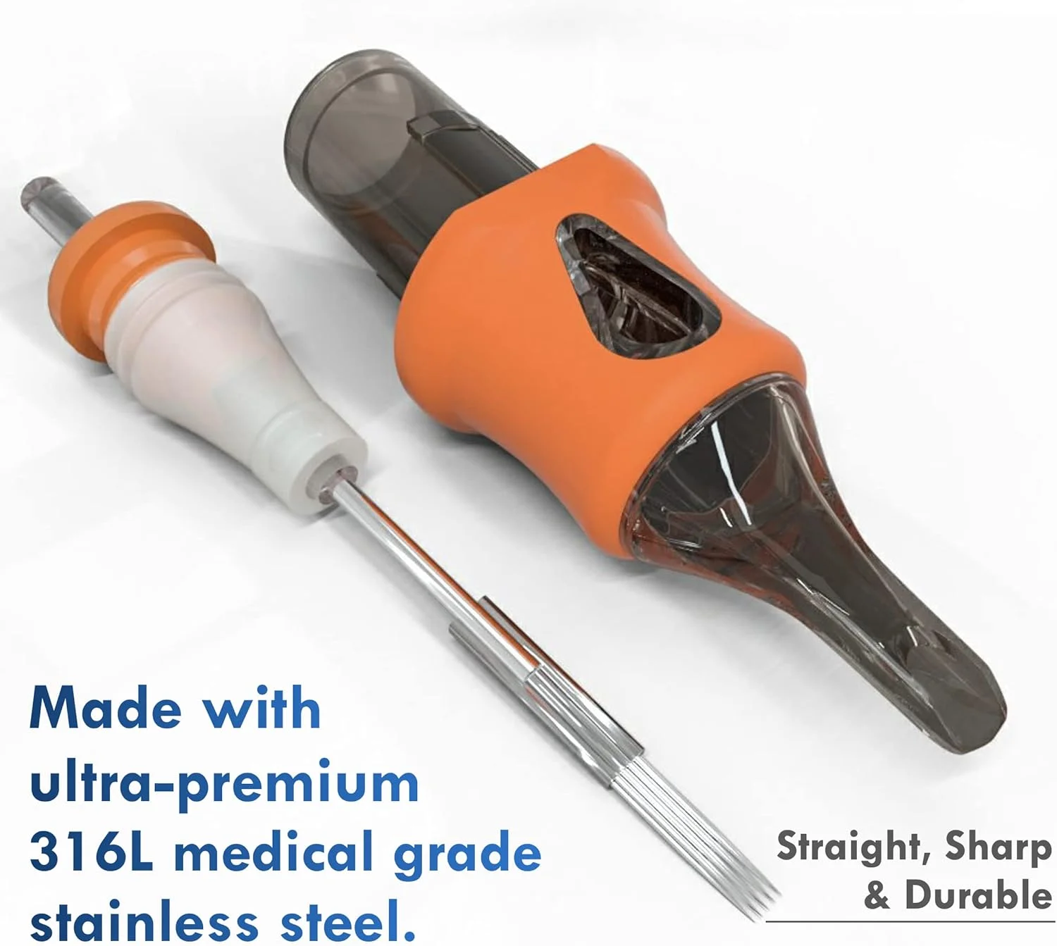 کارتریج سوزن تاتو حرفه ای فوق العاده ممتاز BEZTAT به همراه گریپ و روکش های دستگاه شماره 12 مگنوم منحنی بسته 20 عددی (1211CM) کارتریج سوزن تاتو حرفه ای فوق العاده ممتاز BEZTAT به همراه گریپ و روکش های دستگاه شماره 12 مگنوم منحنی بسته 20 عددی (1211CM)