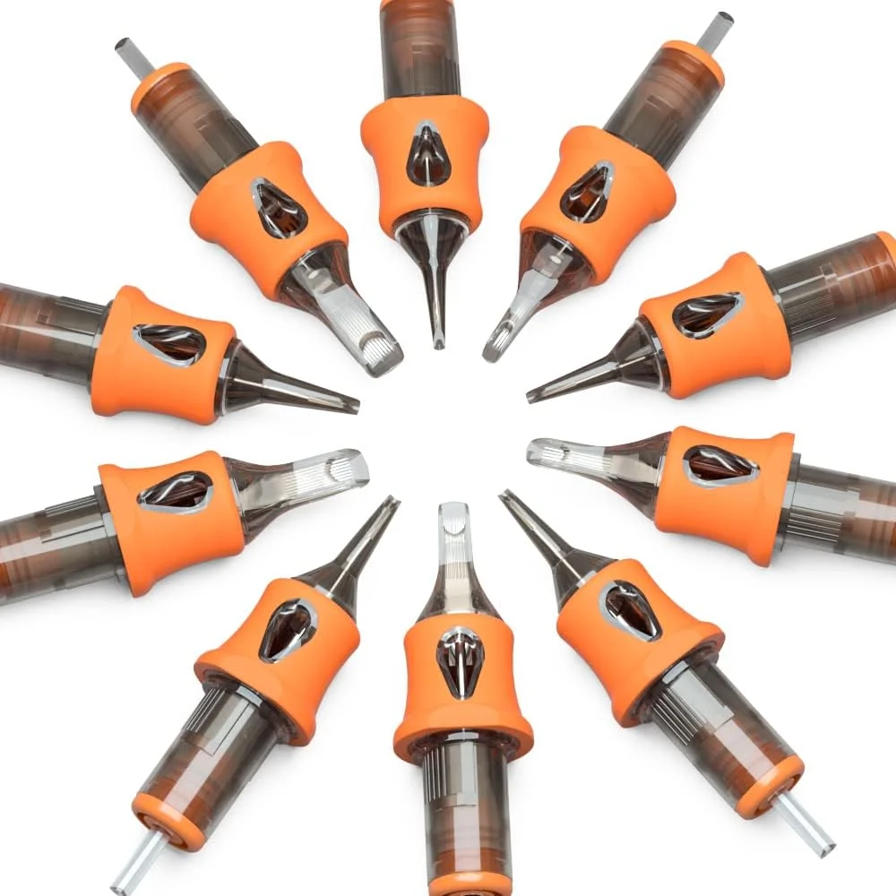 کارتریج سوزن تاتو حرفه ای فوق العاده ممتاز BEZTAT به همراه گریپ و روکش های دستگاه شماره 12 مگنوم منحنی بسته 20 عددی (1211CM) کارتریج سوزن تاتو حرفه ای فوق العاده ممتاز BEZTAT به همراه گریپ و روکش های دستگاه شماره 12 مگنوم منحنی بسته 20 عددی (1211CM)