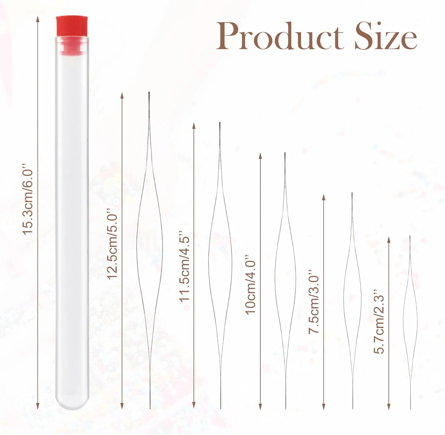 سوزن های مهره دوزی Deshionew در 5 سایز - سوزن های مهره و سوزن های چشم بزرگ با بطری و مجموعه تاشو برای ساخت جواهرات سوزن های مهره دوزی Deshionew در 5 سایز - سوزن های مهره و سوزن های چشم بزرگ با بطری و مجموعه تاشو برای ساخت جواهرات