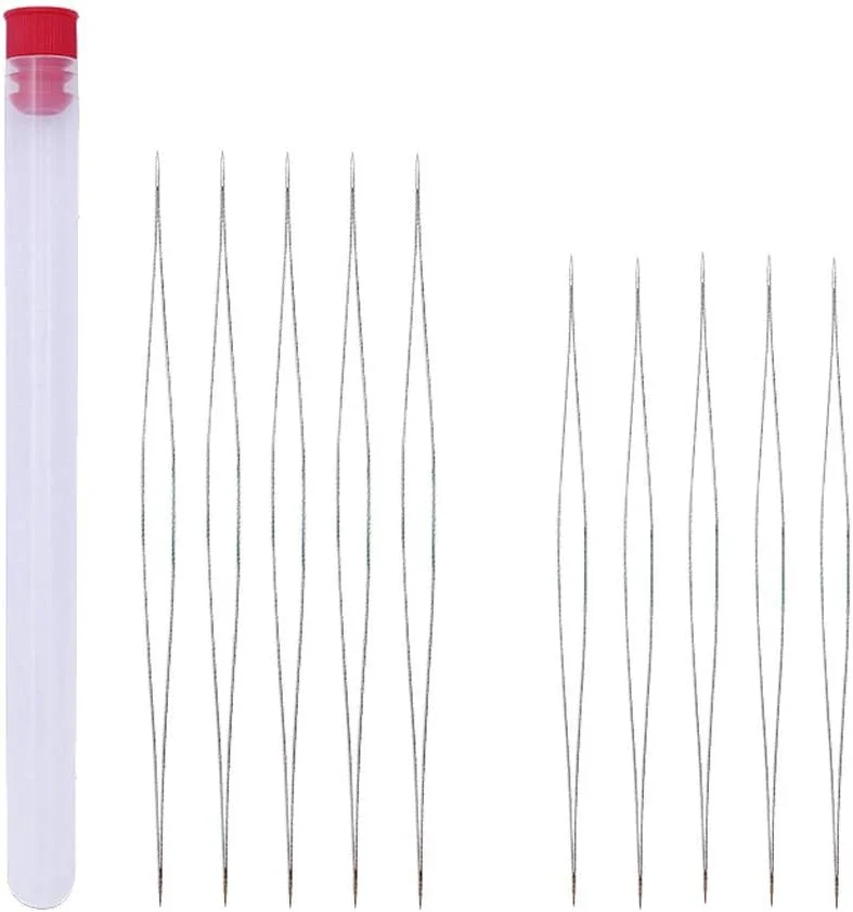 دیامونلی سوزنهای مهرهزنی تاشو چشم بزرگ برای ساخت جواهرات - 10 عدد دیامونلی سوزنهای مهرهزنی تاشو چشم بزرگ برای ساخت جواهرات - 10 عدد