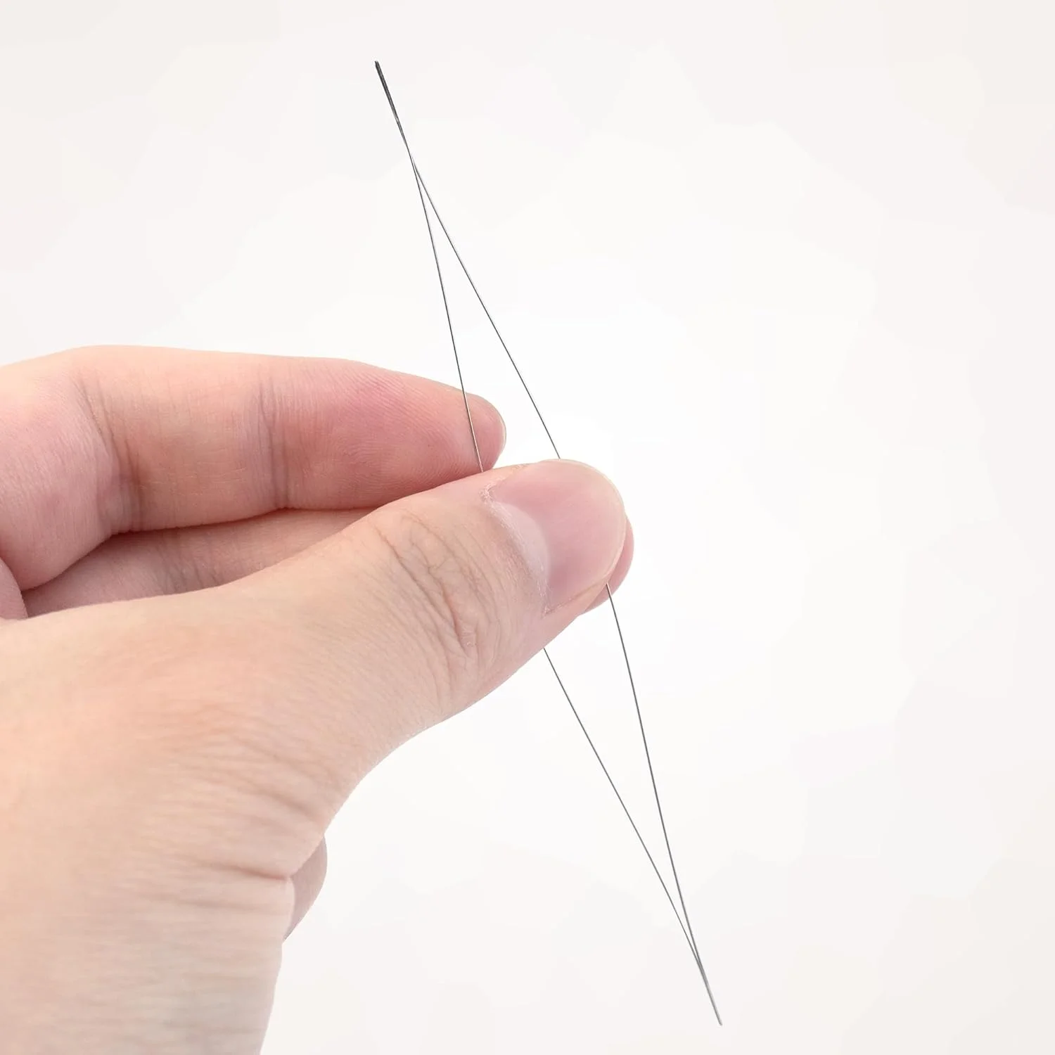 سوزن های مهره دوزی Deshionew در 5 سایز - سوزن های مهره و سوزن های چشم بزرگ با بطری و مجموعه تاشو برای ساخت جواهرات سوزن های مهره دوزی Deshionew در 5 سایز - سوزن های مهره و سوزن های چشم بزرگ با بطری و مجموعه تاشو برای ساخت جواهرات