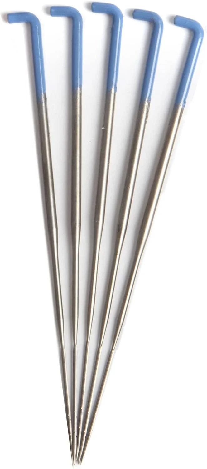 سوزن های نمد دوزی دقیق Desert Breeze Distributing برای پشم، ابزارهای ضروری برای مبتدی تا متخصص، ساخت آلمان، فولاد کربن بالا، کد رنگی، ستاره گیج 38