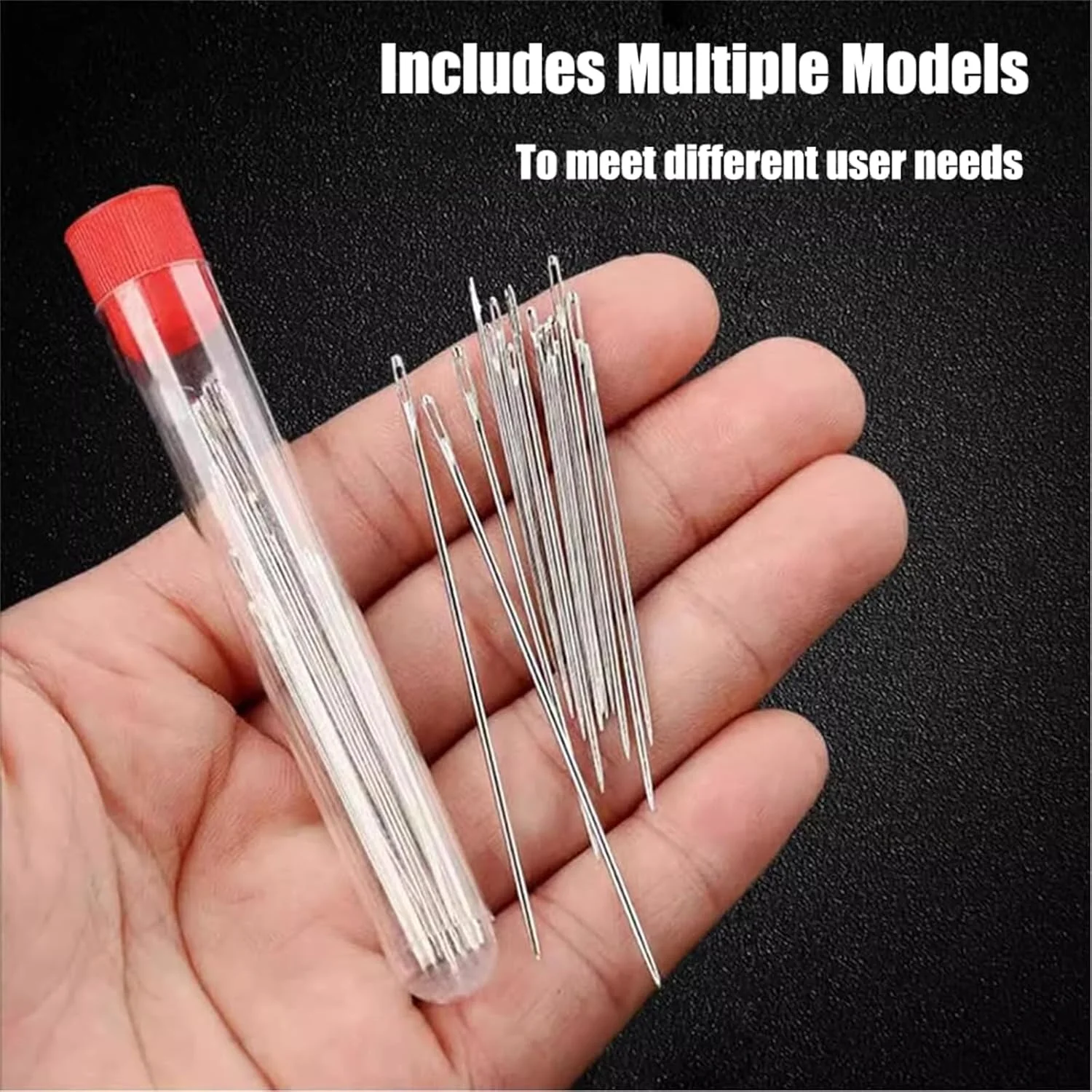 ست سوزن خیاطی استیل چشم بزرگ، ست 31/34/36 سوزن استیل چند منظوره برای خیاطی دستی، ست سوزن های لحاف دوزی و خیاطی دست ساز بلند و نازک برای خیاطی های DIY (36 عددی) ست سوزن خیاطی استیل چشم بزرگ، ست 31/34/36 سوزن استیل چند منظوره برای خیاطی دستی، ست سوزن های لحاف دوزی و خیاطی دست ساز بلند و نازک برای خیاطی های DIY (36 عددی)