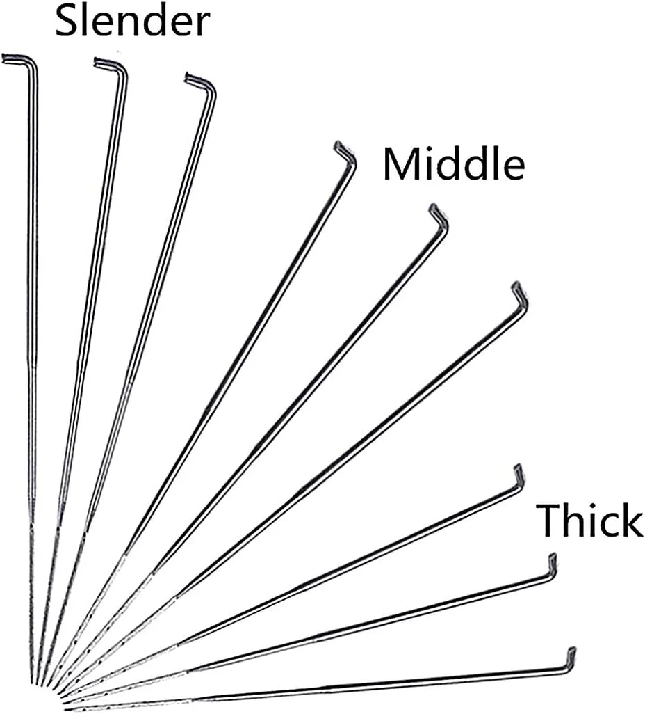 ست سوزن نمد دوزی 9 عددی، سوزن نمد دوزی نوک تیز، لوازم نمد دوزی پشمی به همراه جعبه پلاستیکی شامل 3 سوزن ضخیم، 3 سوزن متوسط و 3 سوزن نازک ست سوزن نمد دوزی 9 عددی، سوزن نمد دوزی نوک تیز، لوازم نمد دوزی پشمی به همراه جعبه پلاستیکی شامل 3 سوزن ضخیم، 3 سوزن متوسط و 3 سوزن نازک