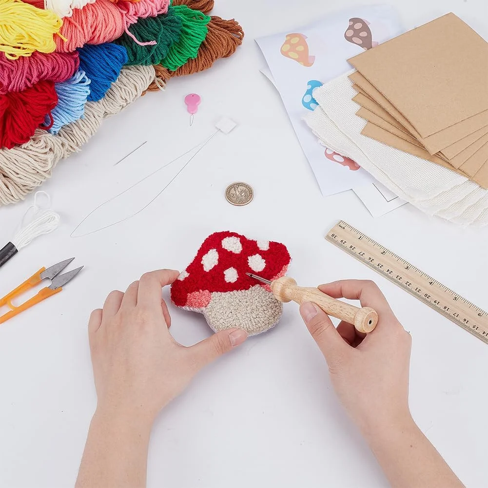 مجموعه FREEBLOSS 6 عددی کیت پانچ سوزنی طرح قارچ، کیت زیر لیوانی پانچ سوزنی، کیت گلدوزی پانچ، کیت پانچ سوزنی فرش، کیت پانچ سوزنی، کیت پانچ سوزنی برای مبتدیان مجموعه FREEBLOSS 6 عددی کیت پانچ سوزنی طرح قارچ، کیت زیر لیوانی پانچ سوزنی، کیت گلدوزی پانچ، کیت پانچ سوزنی فرش، کیت پانچ سوزنی، کیت پانچ سوزنی برای مبتدیان