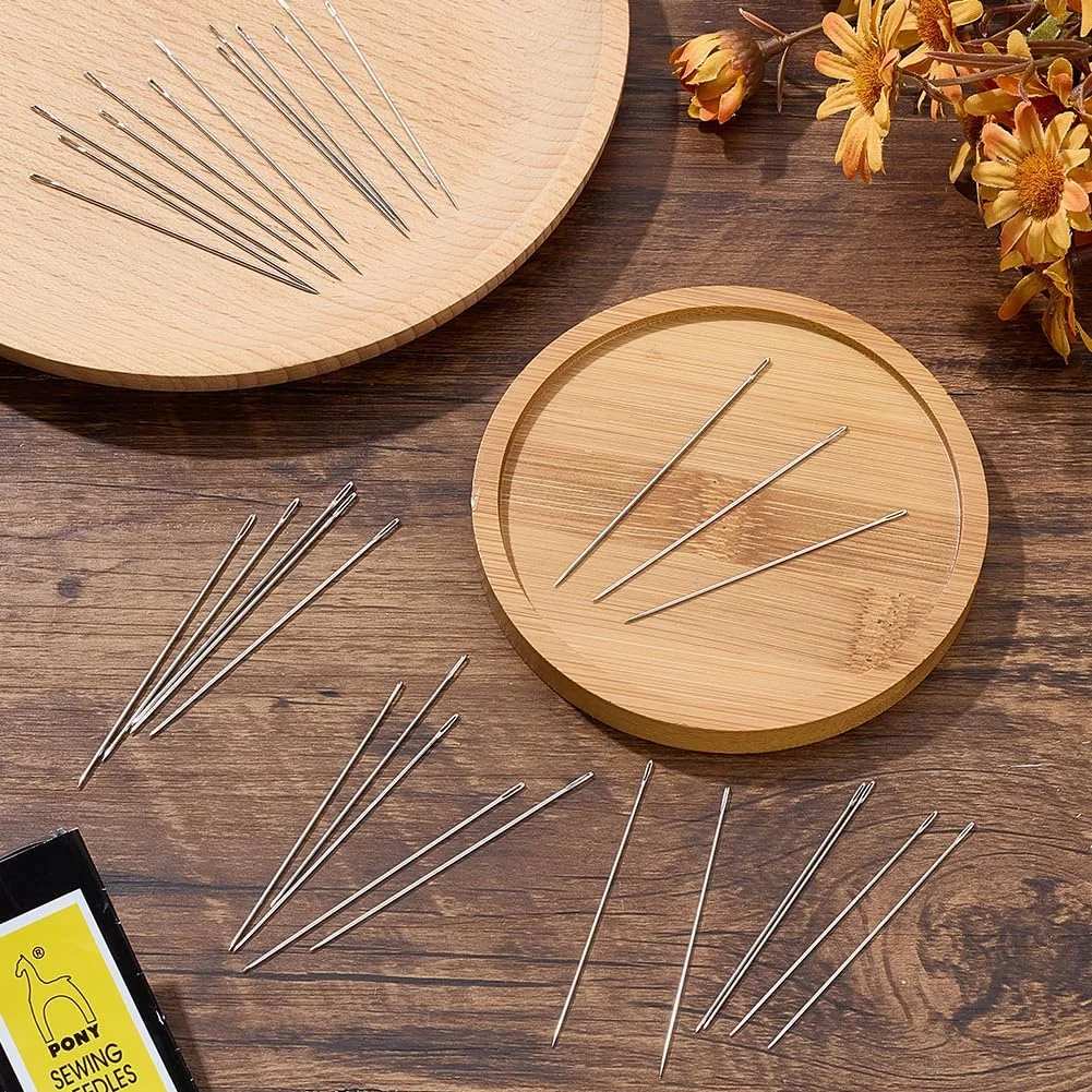 FREEBLOSS 75 عدد سوزن ساشیکو، سوزن های خیاطی دستی، سوزن گلدوزی، سوزن لحاف دوزی با جعبه پلاستیکی برای لوازم خیاطی، 3 سایز مناسب نخ های 4/6/8/10 رشته ای FREEBLOSS 75 عدد سوزن ساشیکو، سوزن های خیاطی دستی، سوزن گلدوزی، سوزن لحاف دوزی با جعبه پلاستیکی برای لوازم خیاطی، 3 سایز مناسب نخ های 4/6/8/10 رشته ای