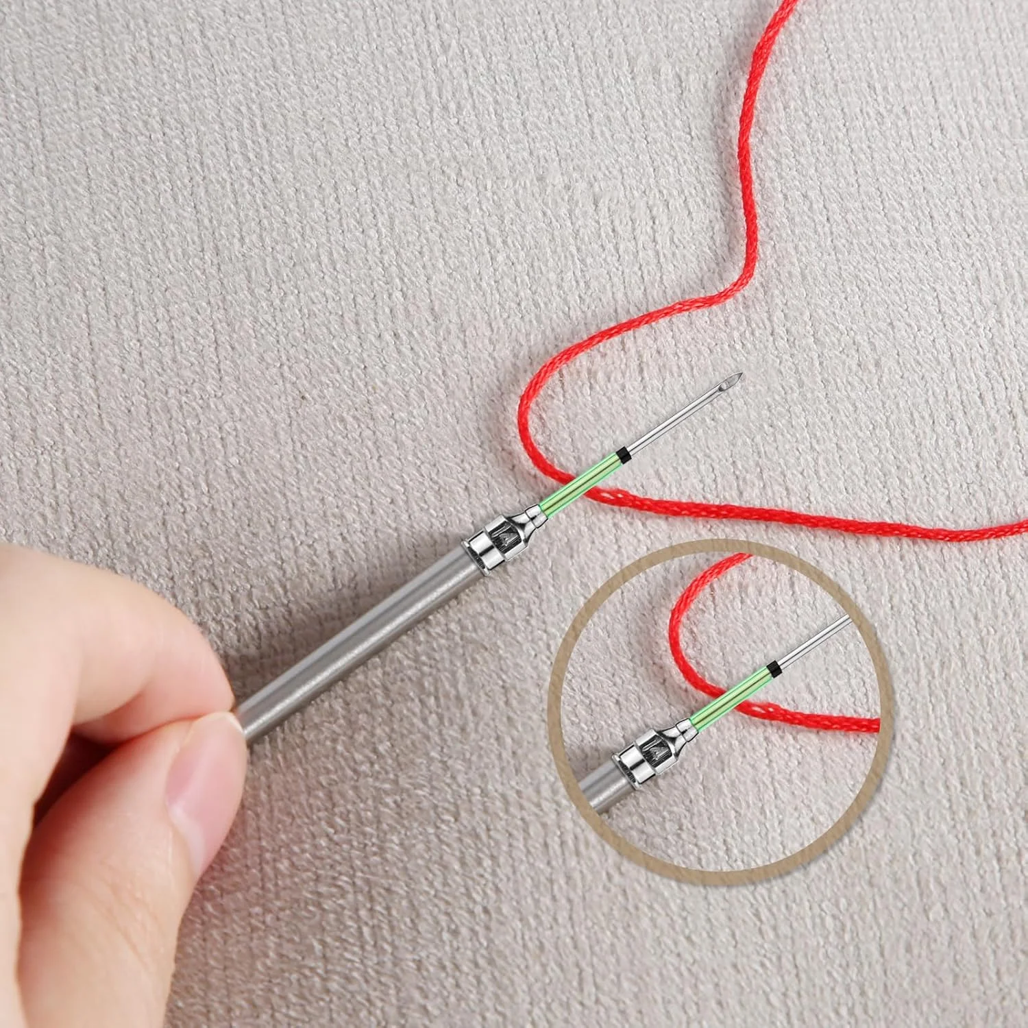 ست سوزن پانچ گسکنور 7 تکه، ست گلدوزی سوزن پانچ با 5 سایز سری سوزن پانچ، ابزار سوزن هنری خیاطی برای مبتدیان بزرگسال، نخ گلدوزی، لوازم صنایع دستی کوک متقاطع ست سوزن پانچ گسکنور 7 تکه، ست گلدوزی سوزن پانچ با 5 سایز سری سوزن پانچ، ابزار سوزن هنری خیاطی برای مبتدیان بزرگسال، نخ گلدوزی، لوازم صنایع دستی کوک متقاطع