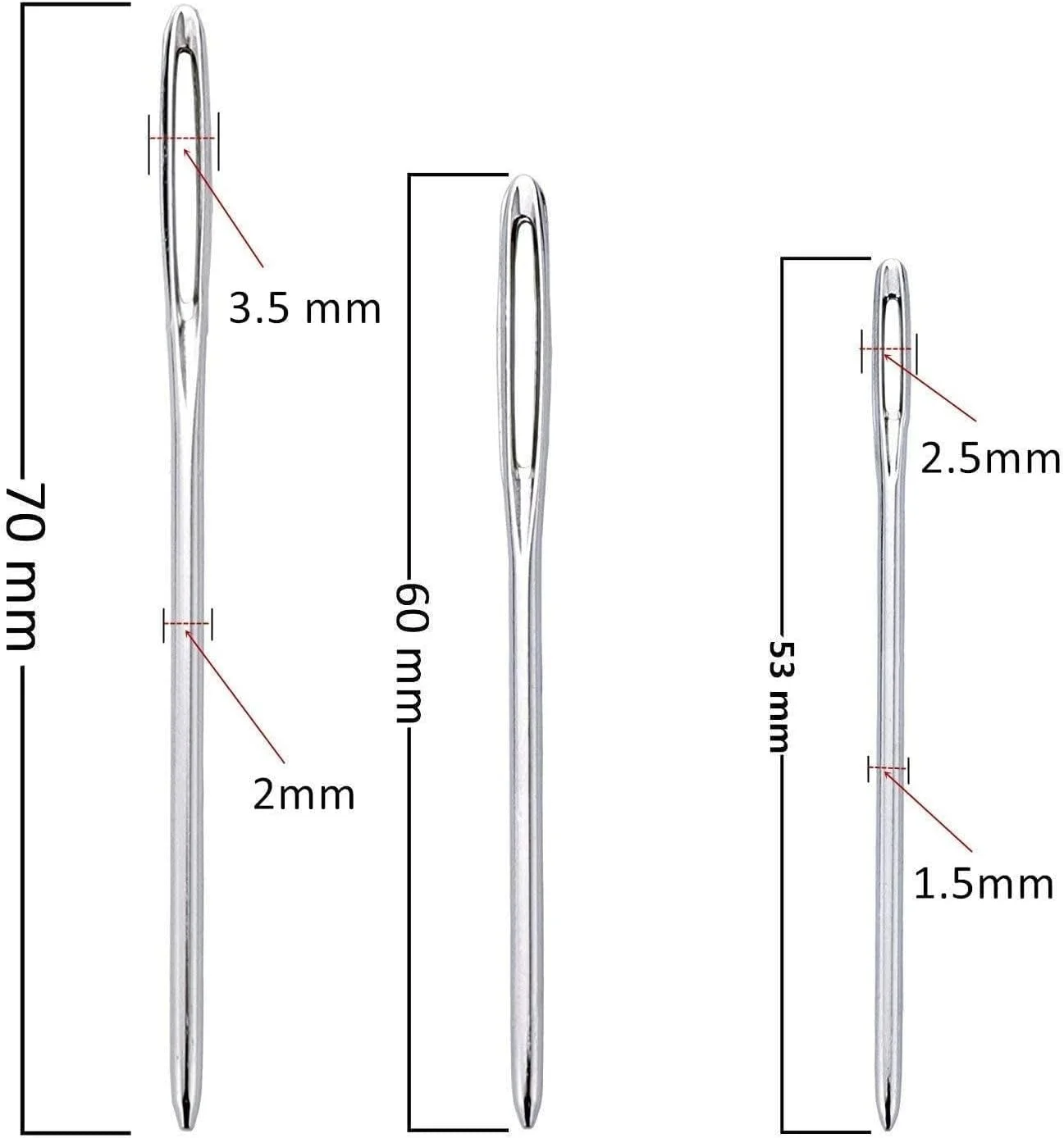 ست سوزن دستی دوزی با سوراخ بزرگ، نخ کردن آسان، مخصوص چرم دوزی، ابزار چرم گرد، 15 عددی ست سوزن دستی دوزی با سوراخ بزرگ، نخ کردن آسان، مخصوص چرم دوزی، ابزار چرم گرد، 15 عددی