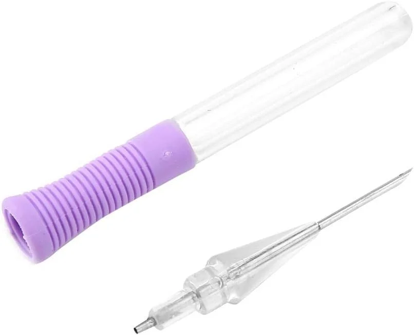 قلم گلدوزی جادویی GZDZHP، مجموعه سوزن پانچ قلم گلدوزی روسی، ابزار کاردستی بافتنی و خیاطی DIY قلم گلدوزی جادویی GZDZHP، مجموعه سوزن پانچ قلم گلدوزی روسی، ابزار کاردستی بافتنی و خیاطی DIY