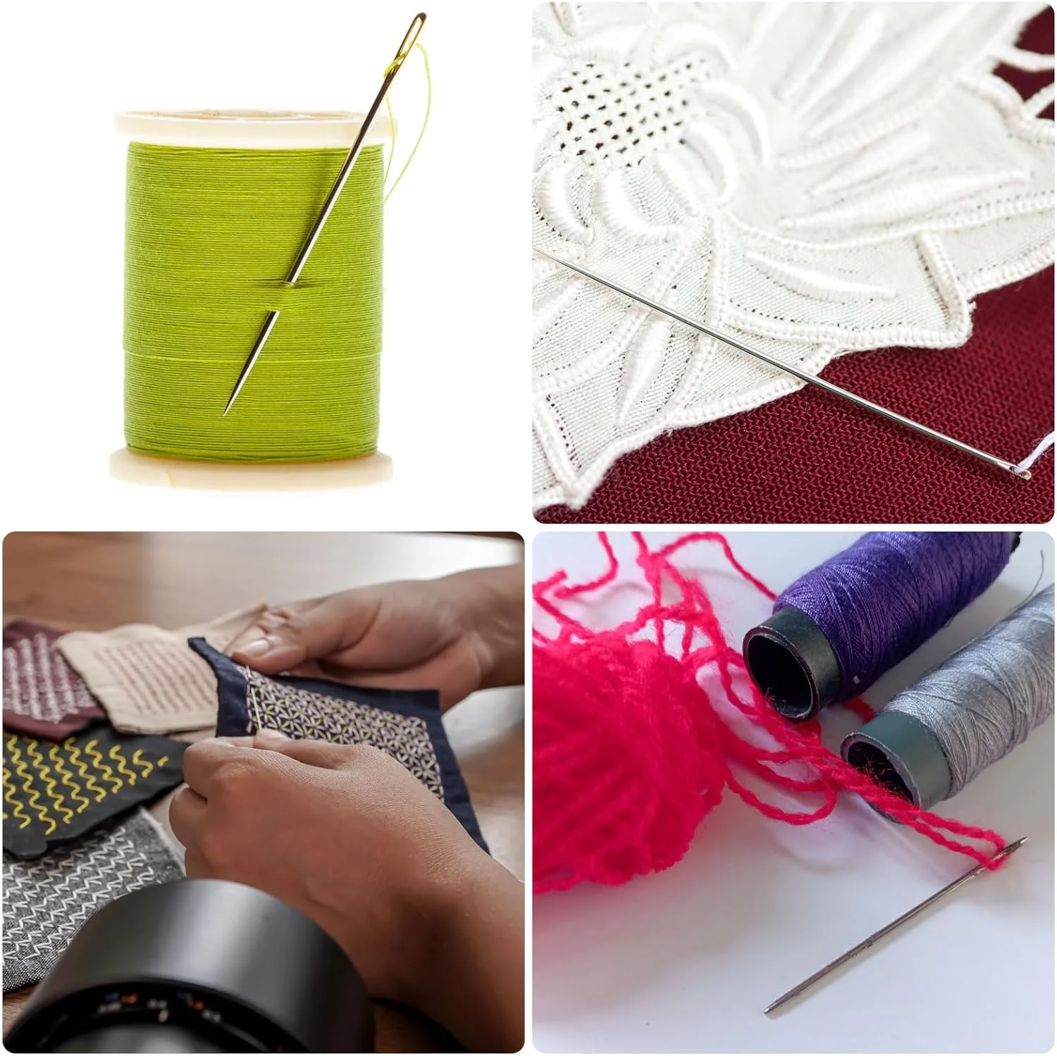 هارفینگتون 40 عدد سوزن خیاطی چشم بزرگ 17.5 سانتیمتری، سوزن چرمی، سوزن گلدوزی بلند و صاف دستی، نخکشی آسان، استیل ضد زنگ برای رفو هارفینگتون 40 عدد سوزن خیاطی چشم بزرگ 17.5 سانتیمتری، سوزن چرمی، سوزن گلدوزی بلند و صاف دستی، نخکشی آسان، استیل ضد زنگ برای رفو