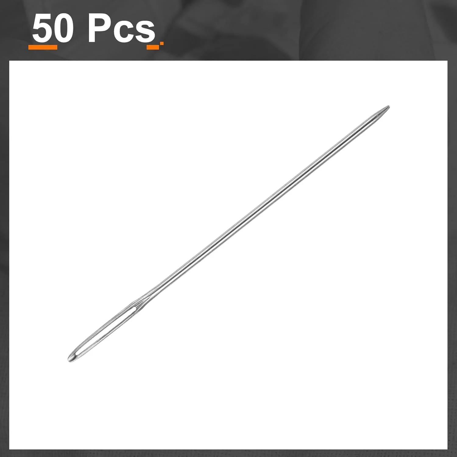 هارفینگتون 50 عدد سوزن روکش دوزی قطر 0.76 میلی متر طول 37 میلی متر (1.46 اینچ) سوزن های دستی دوخت و دوزندگی چشم بزرگ استیل ضد زنگ برای چرم، ملیله دوزی، گلدوزی، تافتینگ، نقره ای هارفینگتون 50 عدد سوزن روکش دوزی قطر 0.76 میلی متر طول 37 میلی متر (1.46 اینچ) سوزن های دستی دوخت و دوزندگی چشم بزرگ استیل ضد زنگ برای چرم، ملیله دوزی، گلدوزی، تافتینگ، نقره ای