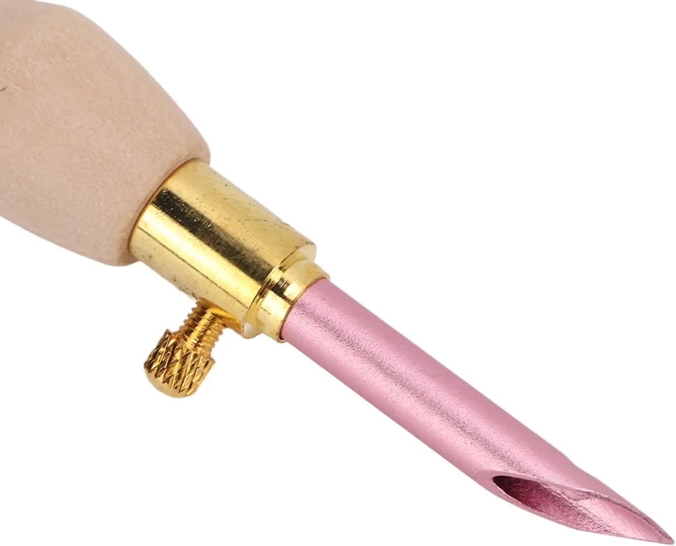 ست سوزن پانچ، دسته چوبی قابل تعویض آسان، سوزن پانچ قابل تنظیم برای کیت های مبتدی با پارچه طرح دار چاپی ست سوزن پانچ، دسته چوبی قابل تعویض آسان، سوزن پانچ قابل تنظیم برای کیت های مبتدی با پارچه طرح دار چاپی