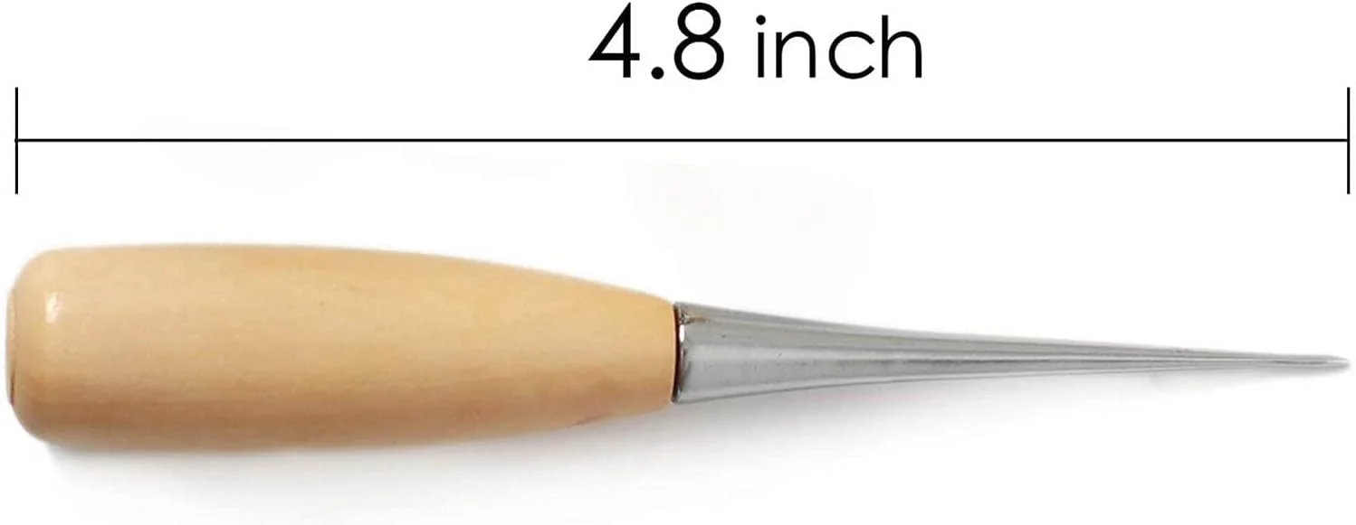 مجموعه ابزار خیاطی چرمی Irovami، کیت 12 عددی شامل سوزن های خیاطی، نخ موم زده، درفش، انگشتانه خیاطی، مناسب برای تعمیرات و DIY مجموعه ابزار خیاطی چرمی Irovami، کیت 12 عددی شامل سوزن های خیاطی، نخ موم زده، درفش، انگشتانه خیاطی، مناسب برای تعمیرات و DIY