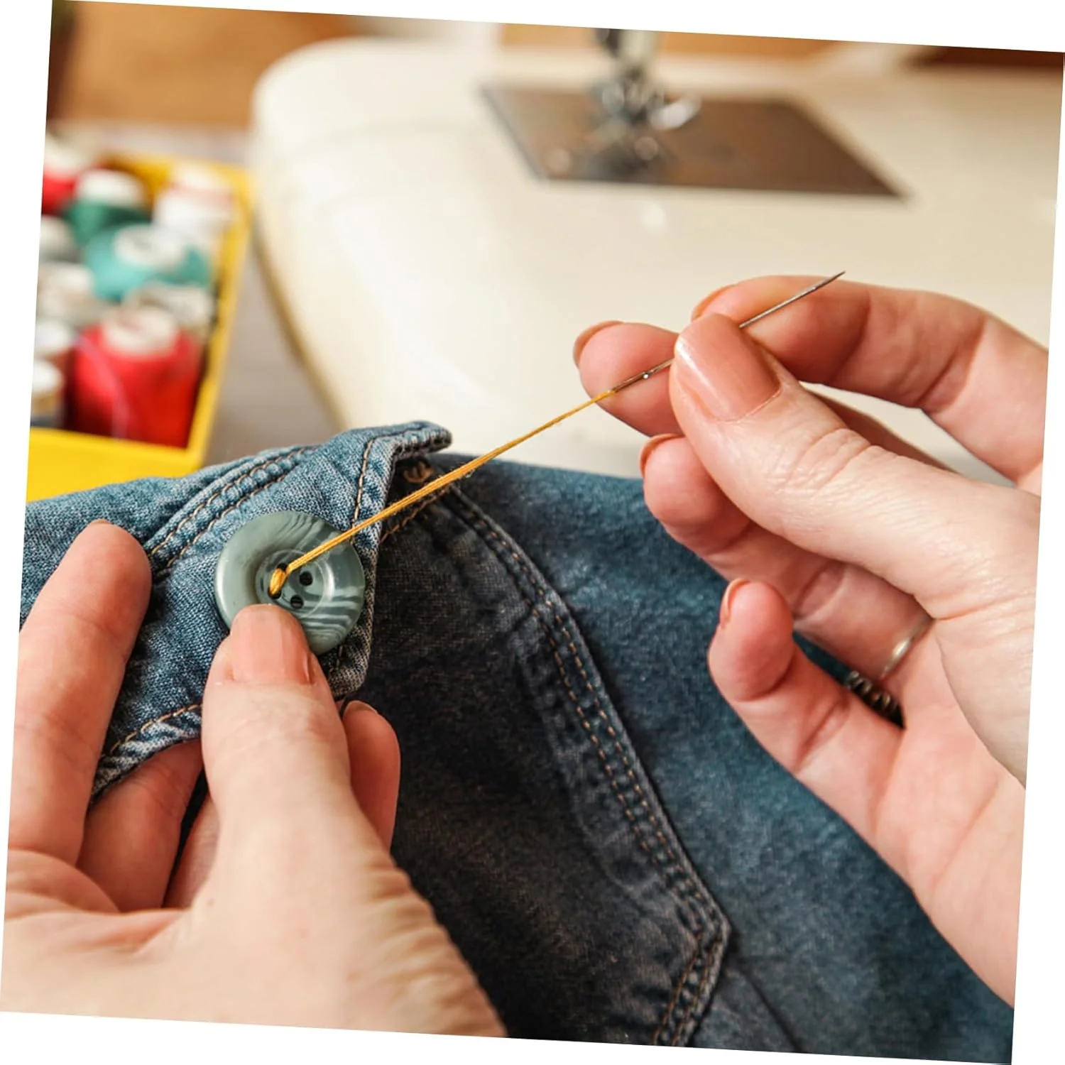 ست سوزن چرم دوزی IMIKEYA، 20 عدد سوزن گلدوزی مثلثی در بطری، 4 سایز برای پروژه های دوخت و دوز ست سوزن چرم دوزی IMIKEYA، 20 عدد سوزن گلدوزی مثلثی در بطری، 4 سایز برای پروژه های دوخت و دوز