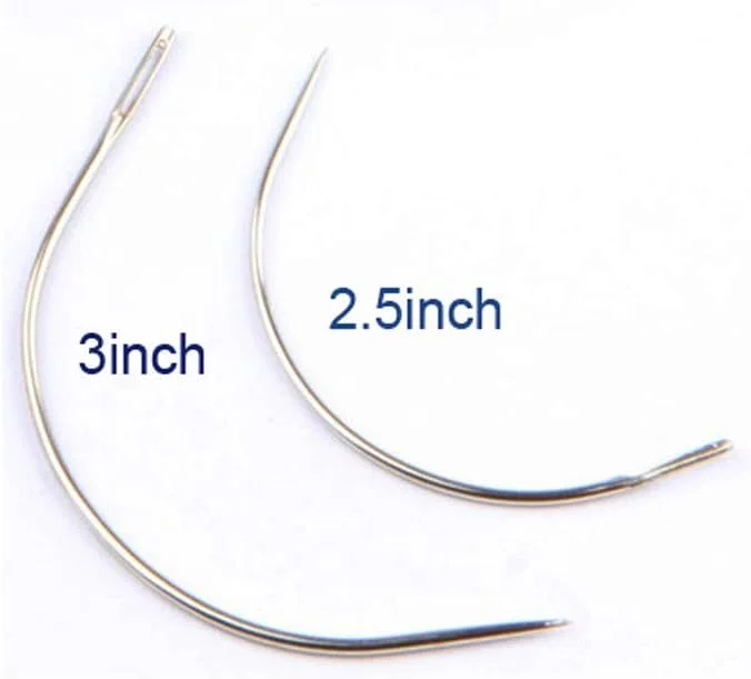 JFFX 50 عدد سوزن های خمیده C برای ساخت کلاه گیس، سوزن های بافت مو برای ساخت کلاه گیس، مسدود کردن بافندگی، مدل سازی و صنایع دستی JFFX 50 عدد سوزن های خمیده C برای ساخت کلاه گیس، سوزن های بافت مو برای ساخت کلاه گیس، مسدود کردن بافندگی، مدل سازی و صنایع دستی