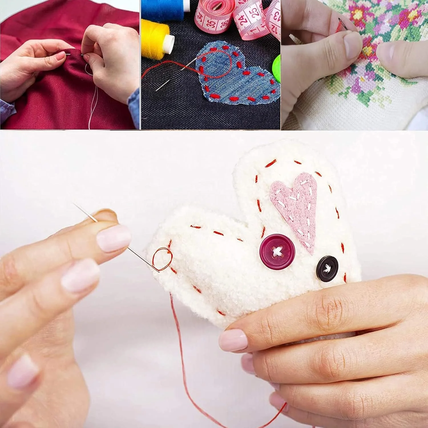 سوزن خیاطی دستی Jiahesu، 60 عدد سوزن های چشم بزرگ فولادی نخ سوزن های خیاطی سوزن لحاف دوزی برای پروژه های دوخت و گلدوزی سوزن خیاطی دستی Jiahesu، 60 عدد سوزن های چشم بزرگ فولادی نخ سوزن های خیاطی سوزن لحاف دوزی برای پروژه های دوخت و گلدوزی