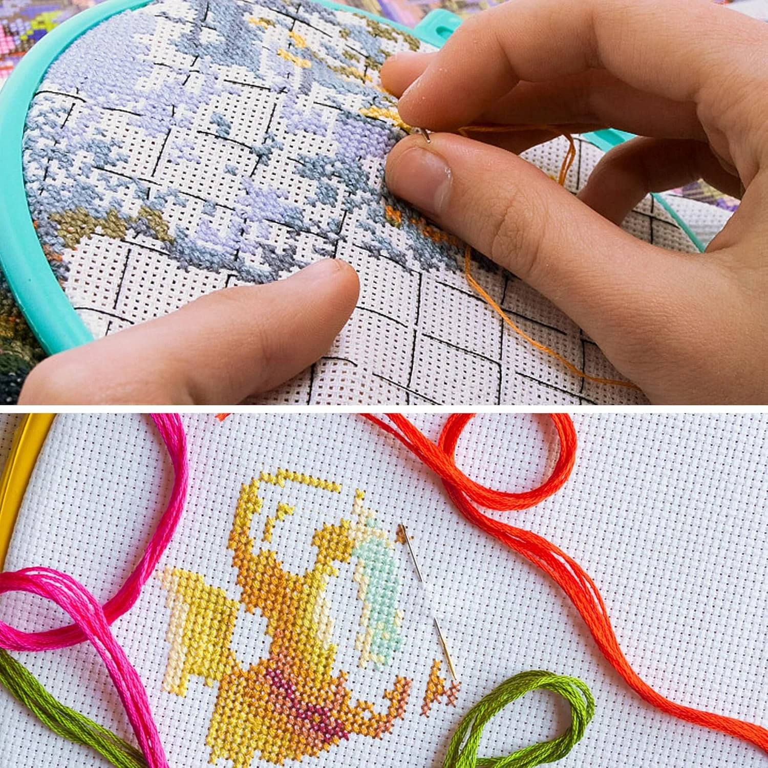 جیگه 80 عدد سوزن گلدوزی چشمی بزرگ طلایی، سوزن های خیاطی دستی با سوزن نخ کن و نخ باز کن برای گلدوزی (سایز 28) جیگه 80 عدد سوزن گلدوزی چشمی بزرگ طلایی، سوزن های خیاطی دستی با سوزن نخ کن و نخ باز کن برای گلدوزی (سایز 28)