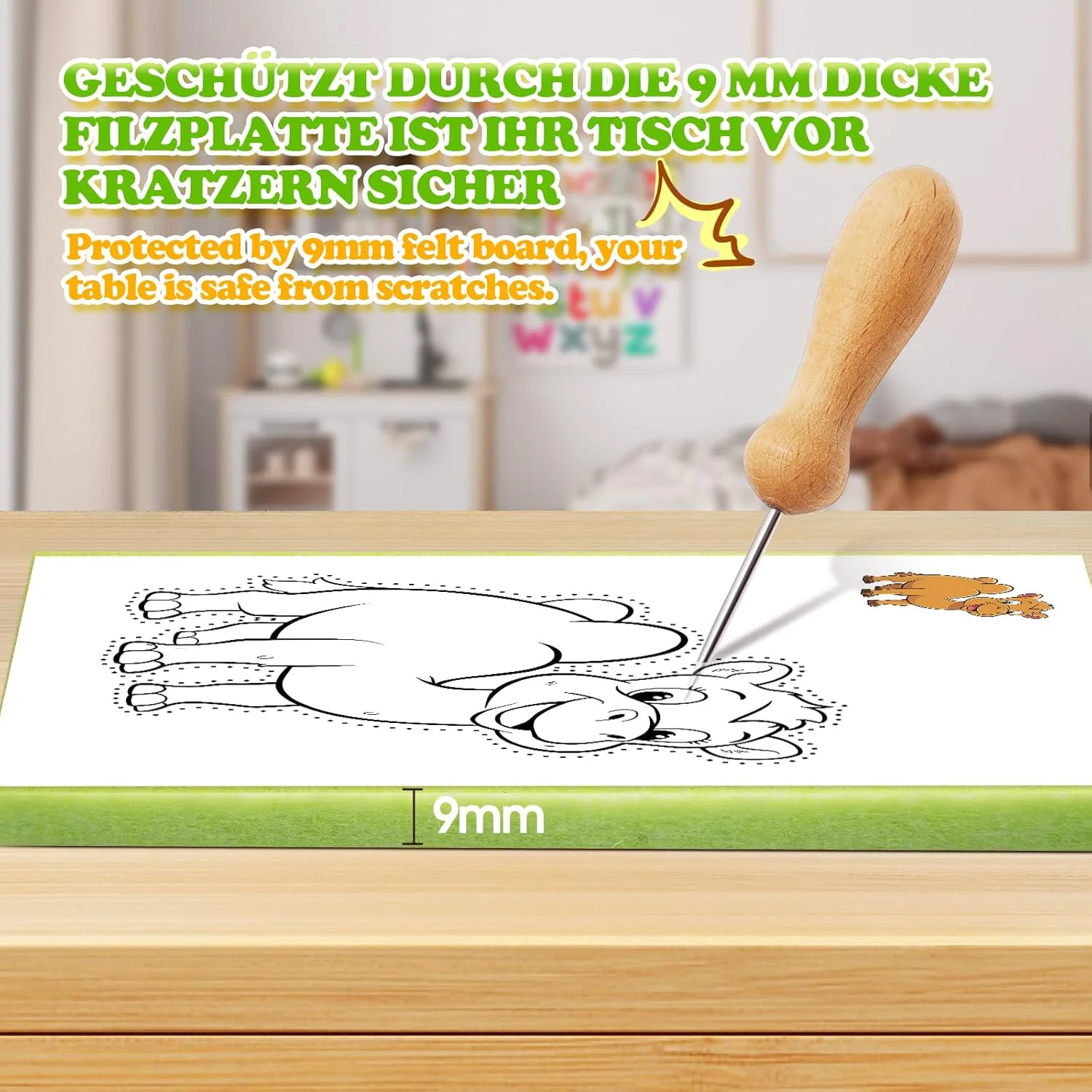 مجموعه سوزن سوزنزنی کودکان JUNUNDJING، تصاویر گلدوزی برای کودکان، مجموعه سوزن پامچال کودکان از 3 سالگی، مجموعه گلدوزی کودکان با 10 تصویر گلدوزی، 2 نمد سوزنزنی، 2 مجموعه سوزن سوزنزنی کودکان JUNUNDJING، تصاویر گلدوزی برای کودکان، مجموعه سوزن پامچال کودکان از 3 سالگی، مجموعه گلدوزی کودکان با 10 تصویر گلدوزی، 2 نمد سوزنزنی، 2