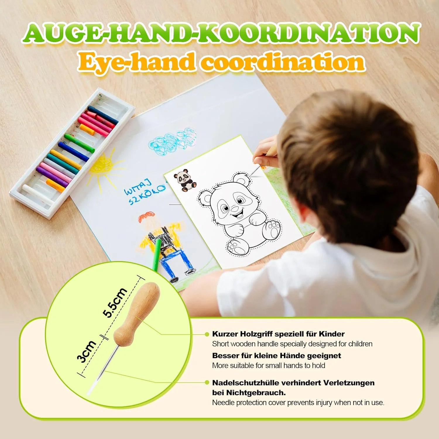 مجموعه سوزن سوزنزنی کودکان JUNUNDJING، تصاویر گلدوزی برای کودکان، مجموعه سوزن پامچال کودکان از 3 سالگی، مجموعه گلدوزی کودکان با 10 تصویر گلدوزی، 2 نمد سوزنزنی، 2 مجموعه سوزن سوزنزنی کودکان JUNUNDJING، تصاویر گلدوزی برای کودکان، مجموعه سوزن پامچال کودکان از 3 سالگی، مجموعه گلدوزی کودکان با 10 تصویر گلدوزی، 2 نمد سوزنزنی، 2