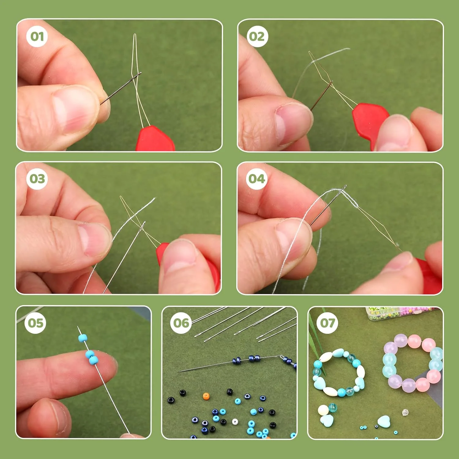 ست سوزن مهرهبافی ژوپین، 30 عددی، سوزنهای مهرهبافی بلند و مستقیم سایز 10، سوزنهای گلدوزی 0.45 * 55 میلیمتر، سوزنهای مهرهای با نخکش و لوله ذخیرهسازی برای ساخت دستبند و جواهرات ست سوزن مهرهبافی ژوپین، 30 عددی، سوزنهای مهرهبافی بلند و مستقیم سایز 10، سوزنهای گلدوزی 0.45 * 55 میلیمتر، سوزنهای مهرهای با نخکش و لوله ذخیرهسازی برای ساخت دستبند و جواهرات