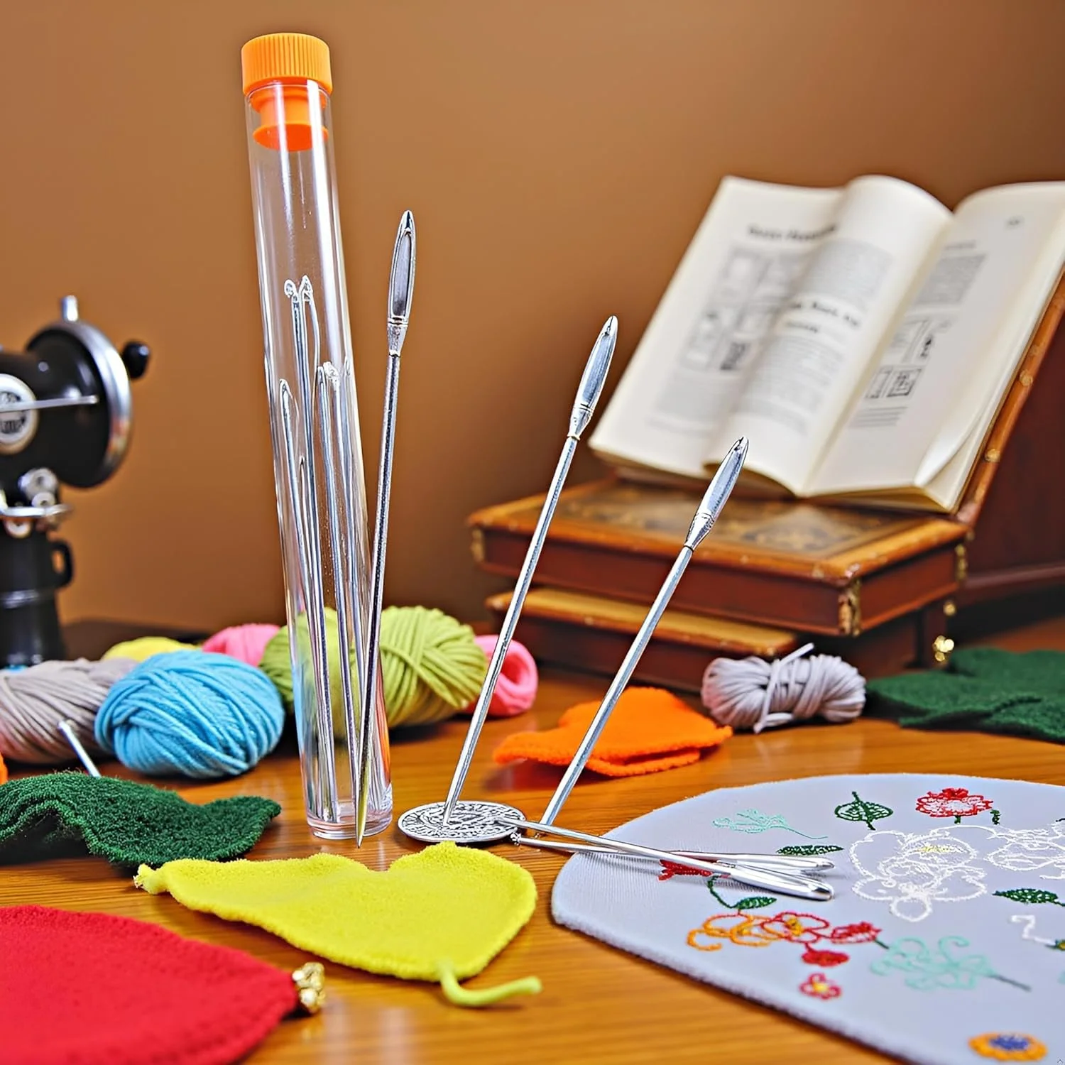 جوروایسسری 30 عدد سوزن خیاطی استیل ضد زنگ با سوراخ بزرگ، سوزن های تیز خیاطی، سوزن نخ گلدوزی، سوزن بافتنی کاموا، سوزن چرم دوزی، سوزن های خیاطی دستی جوروایسسری 30 عدد سوزن خیاطی استیل ضد زنگ با سوراخ بزرگ، سوزن های تیز خیاطی، سوزن نخ گلدوزی، سوزن بافتنی کاموا، سوزن چرم دوزی، سوزن های خیاطی دستی