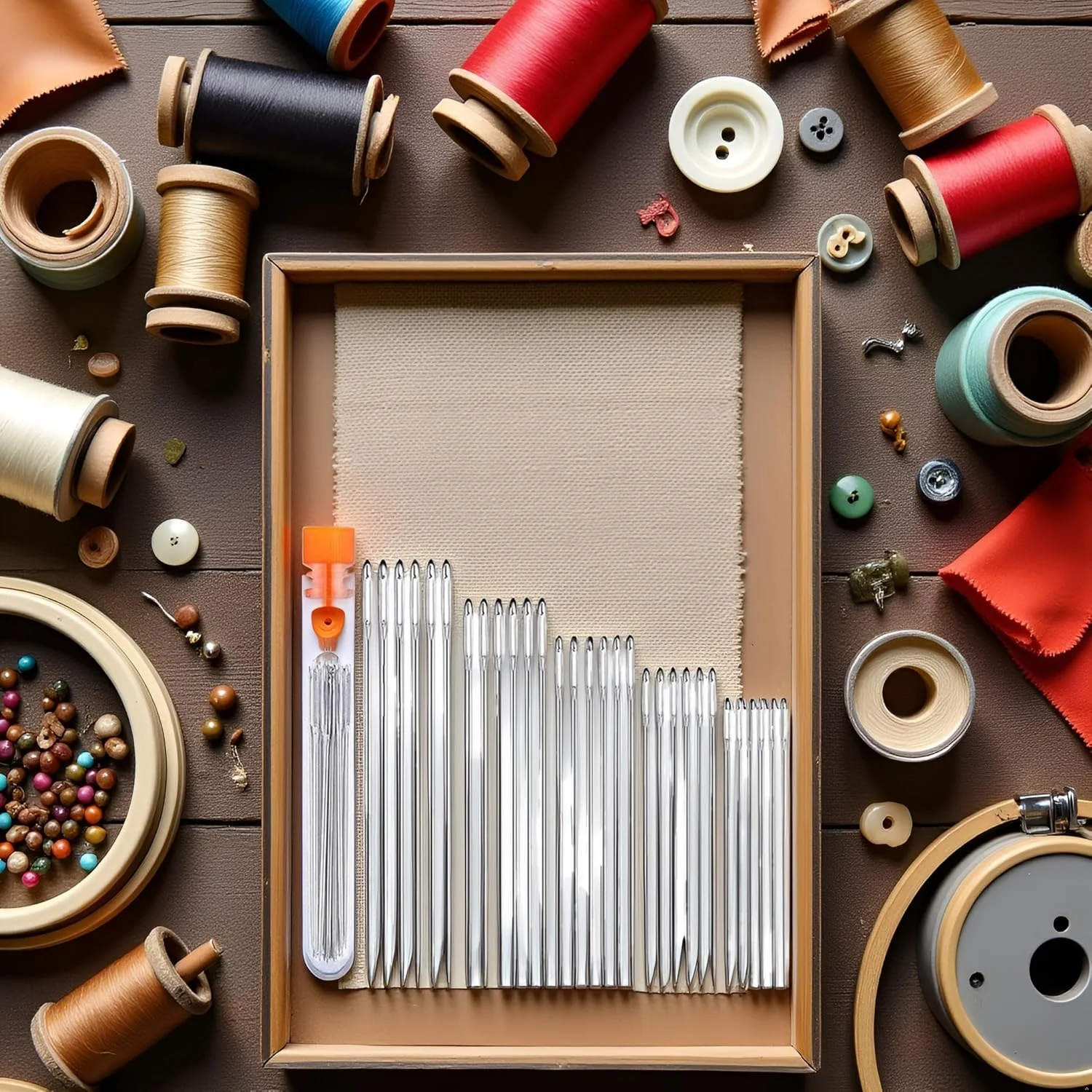 جوروایسسری 30 عدد سوزن خیاطی استیل ضد زنگ با سوراخ بزرگ، سوزن های تیز خیاطی، سوزن نخ گلدوزی، سوزن بافتنی کاموا، سوزن چرم دوزی، سوزن های خیاطی دستی جوروایسسری 30 عدد سوزن خیاطی استیل ضد زنگ با سوراخ بزرگ، سوزن های تیز خیاطی، سوزن نخ گلدوزی، سوزن بافتنی کاموا، سوزن چرم دوزی، سوزن های خیاطی دستی