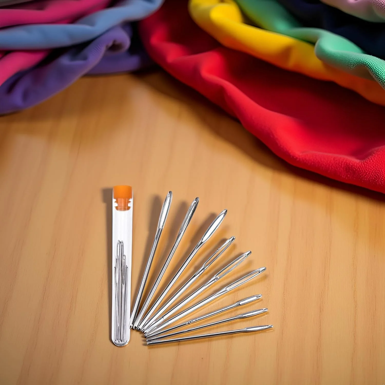 جوروایسسری 30 عدد سوزن خیاطی استیل ضد زنگ با سوراخ بزرگ، سوزن های تیز خیاطی، سوزن نخ گلدوزی، سوزن بافتنی کاموا، سوزن چرم دوزی، سوزن های خیاطی دستی جوروایسسری 30 عدد سوزن خیاطی استیل ضد زنگ با سوراخ بزرگ، سوزن های تیز خیاطی، سوزن نخ گلدوزی، سوزن بافتنی کاموا، سوزن چرم دوزی، سوزن های خیاطی دستی